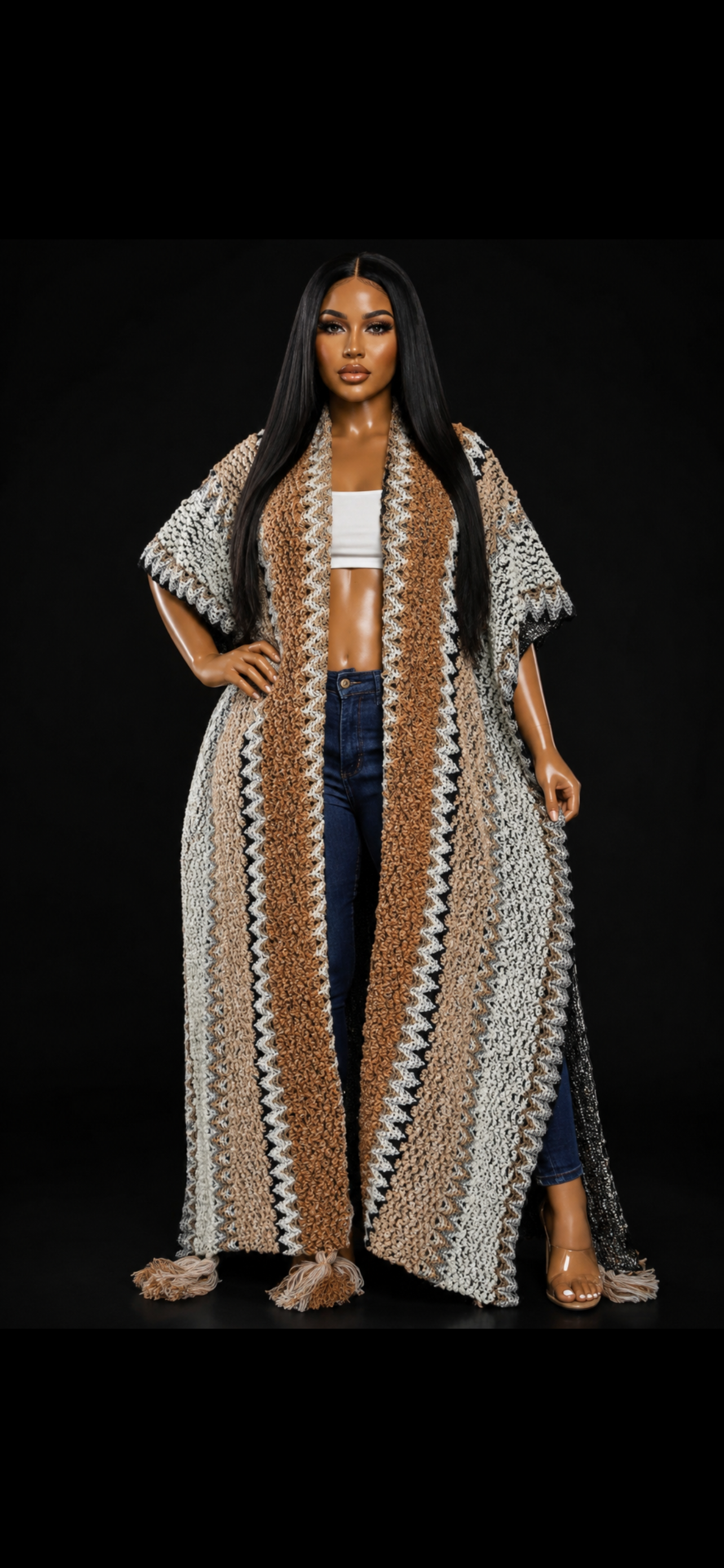 Long Knit Cardigan