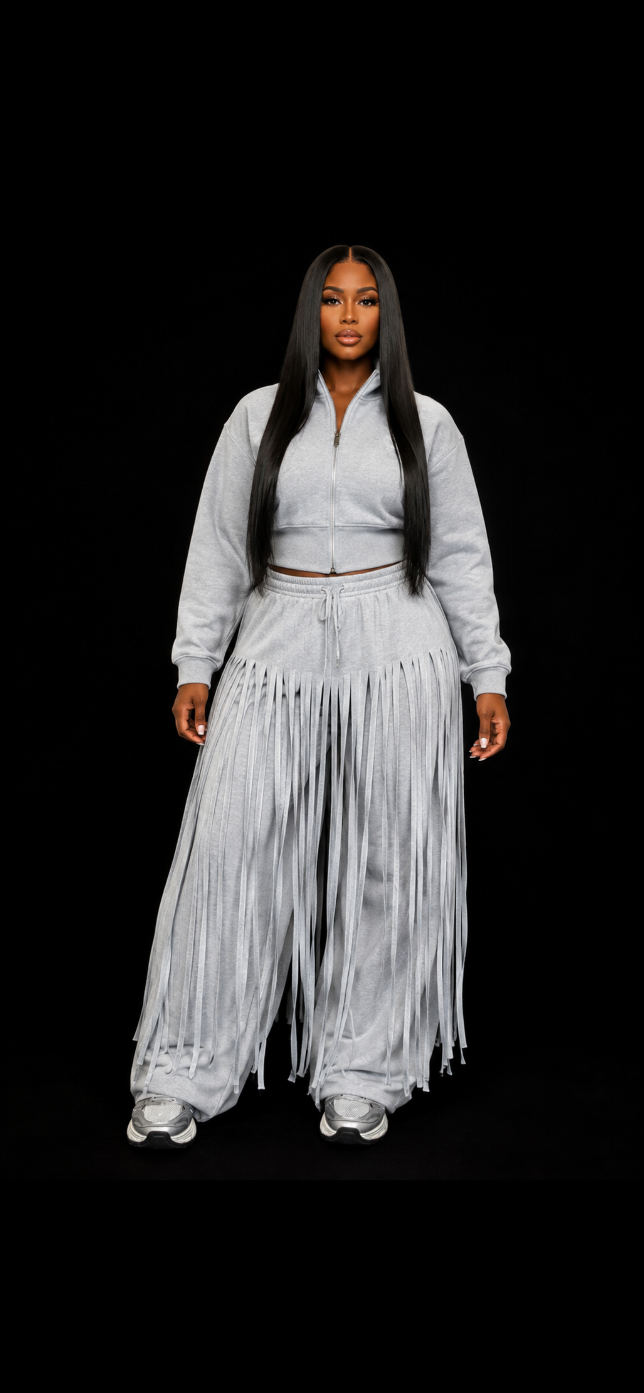 Fringe wide Leg Pants